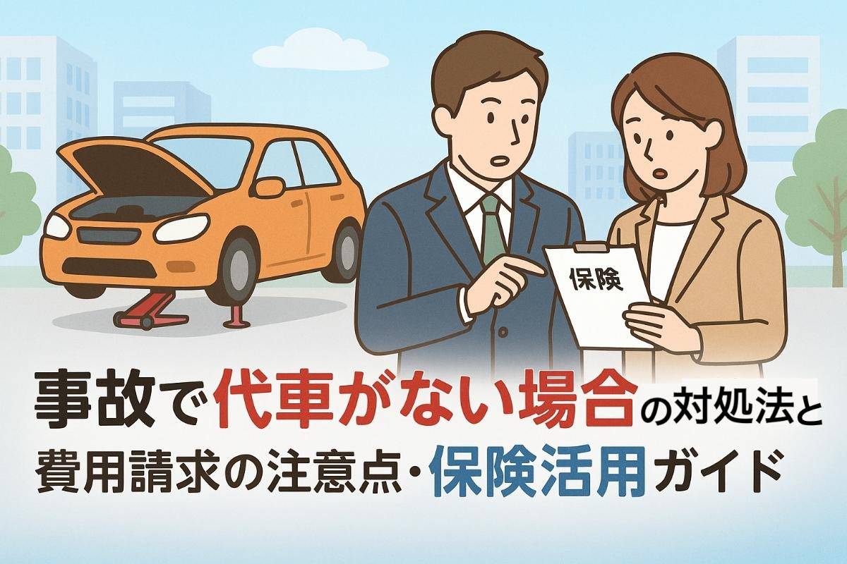 事故で代車がない場合の対処法と費用請求の注意点・保険活用ガイド