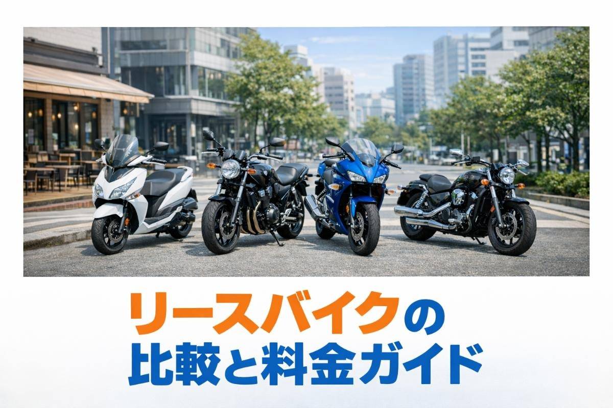 リースバイクの比較と料金ガイド｜おすすめ車種・選び方まで徹底解説