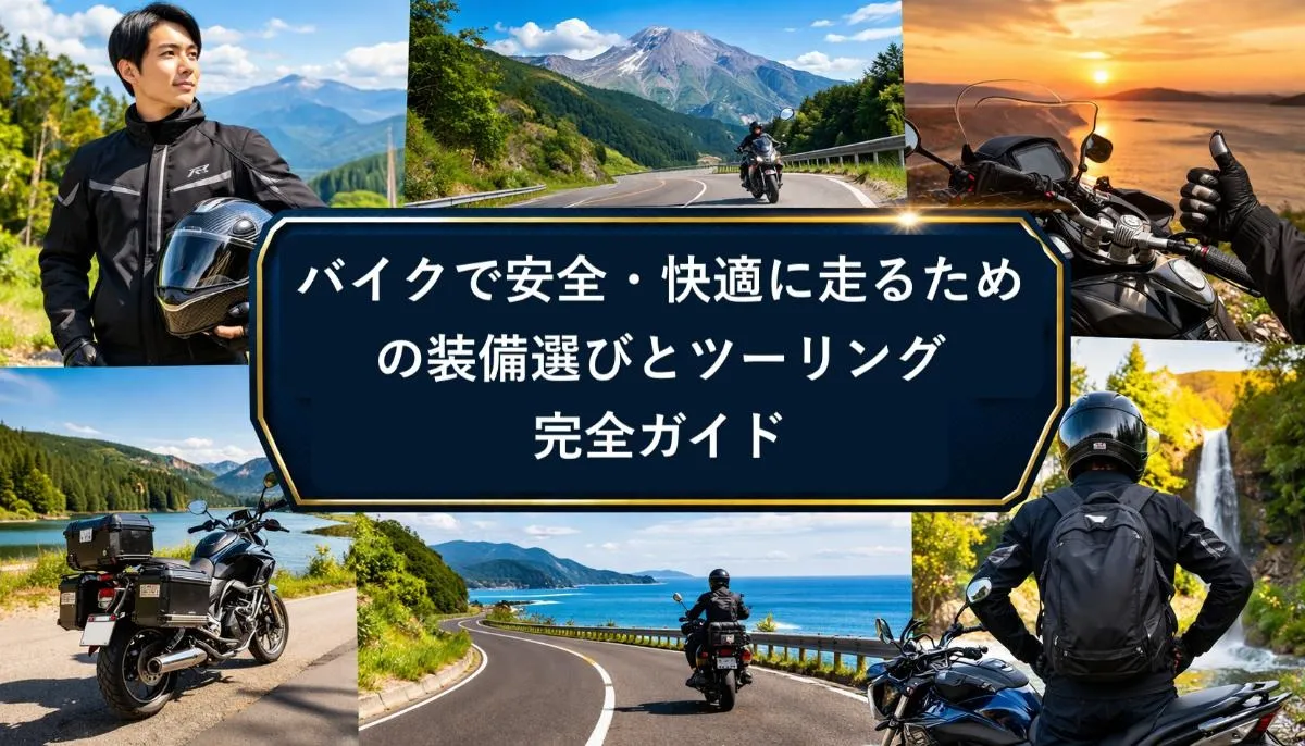 バイクで安全・快適に走るための装備選びとツーリング完全ガイド